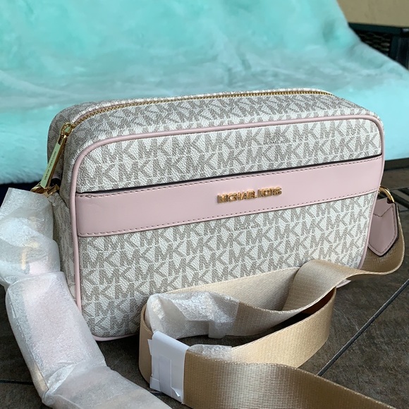 MICHAEL KORS KENLY LG POCKET XBODY POWDER BLSH MLT - Picture 2 of 16